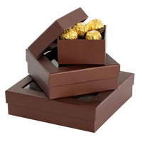 Vente en gros de boîte à chocolat rectangulaire de luxe personnalisée à bon prix gaufrage par revêtement UV pour bonbons au chocolat de luxe spéciaux