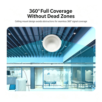 Antenne dôme omnidirectionnelle verticale 5G intérieure durable à gain élevé 806-3700 MHz 5 dBi N Mâle ou Femelle SMA pour amplificateur de signal/répéteur