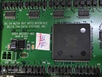 Panel de Control Industrial ASSY 603307-102 603307-103 3U 24 Entradas/24 Salidas, Interfaz Óptica, Delta Tau Data Systems Inc. ACC-11E