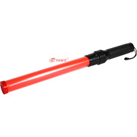 Bâton de signalisation routière électrique rechargeable de 54 cm avec LED clignotantes et réfléchissantes