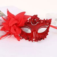 Masque de fête d'Halloween, accessoires de décoration, masque de bal pour femmes, masque de maquillage pour événements thématiques