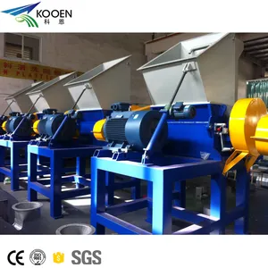 China profissional de máquinas de moagem de resíduos de sucata de plástico utilizado