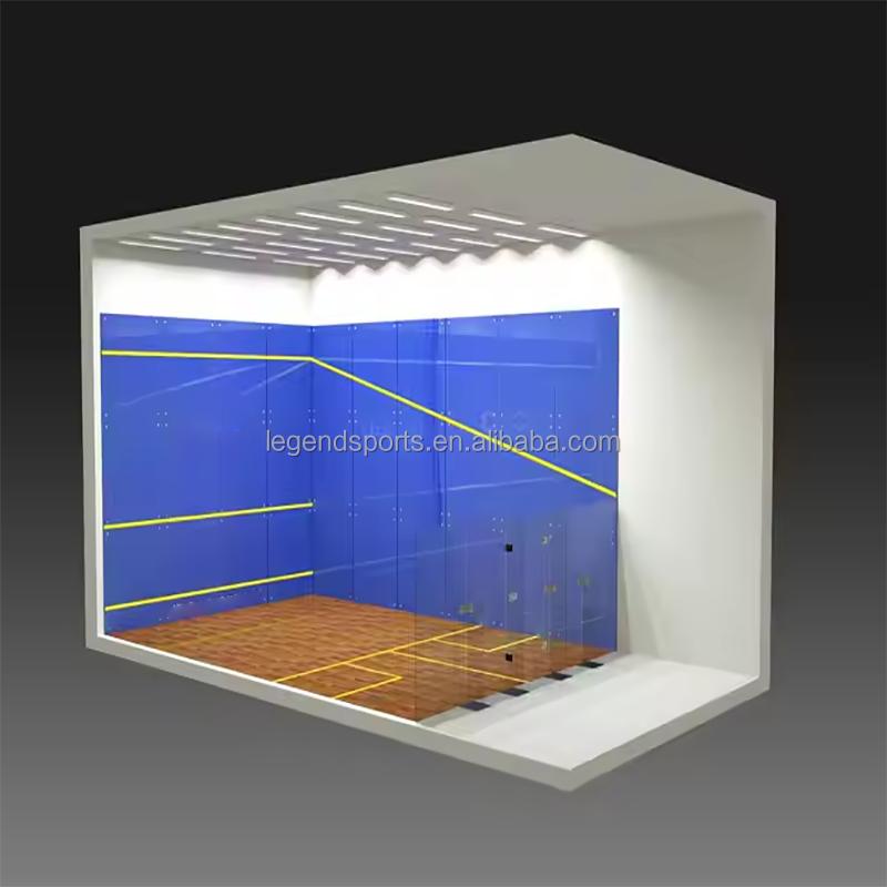 Customized Most Popular Squash Court Single Squash Court Double Squash Court Construction for Sale