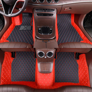 Alfombrillas de Coche de Cuero de Doble Color Resistentes a los Arañazos e Impermeables para AMG, Reiz, <span class=keywords><strong>Prado</strong></span>, para Uso Personalizado - Product Image 2