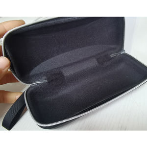 Étui à <span class=keywords><strong>lunettes</strong></span> en PU <span class=keywords><strong>pour</strong></span> <span class=keywords><strong>lunettes</strong></span> de soleil et de soleil quantité minimale de commande, étui noir, en stock - Product Image 2