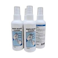 Nouveau spray nettoyant liquide pour tableau blanc effaçable à sec de 100ml avec boîte en papier