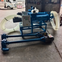 Séparateur de déchets animaux solides et liquides, déshydrateur, équipement de déshydratation des boues, machine de séchage du fumier de vache et de poulet pour ferme