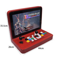 Machine d'arcade métallique 17 pouces pour 4 joueurs avec plus de 20 000 jeux, code QR, fonctionnement à pièces, logo personnalisé pour bars, centres commerciaux, vente de rue, version anglaise