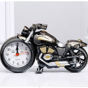 Creative Digital Analog Motorcycle Styling Alarm <b>Clock</b> Elementary School Students Waking Home Decor <b>Bedside</b> Table Desk - Product Image 4