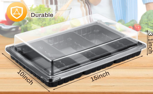 Tùy chỉnh 8ct nhựa tự chọn bánh mì Đảng Platter bao bì chia phục vụ khay thức ăn với nắp - Product Image 4