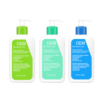 Lotion hydratante moussante OEM pour le visage et le corps, nettoyant hydratant, contrôle des imperfections, sans huile, sans parfum, pour tous types de peau
