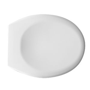 Siège de toilette thermodurcissable modèle D051 forme 1 blanc 48 cm de longueur 39 cm de largeur - Product Image 1