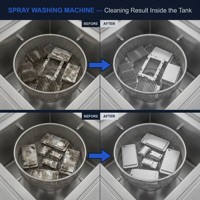 Machine de lavage continue électrique rotative industrielle et commerciale en acier inoxydable pour pièces électroniques 3C et composants de circuits imprimés