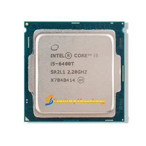 אינטל מעבד i5-6400T מעבד מעבד SR2L1 4Core 4 חוט 2.2GHz ~ 2.8GHz 6MB 14nm 35W LGA1151 מעבד משמש המניה