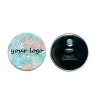 Insignia magnética de 58mm para nevera, logotipo personalizado, botón de pin circular, 58 Mm, 75Mm