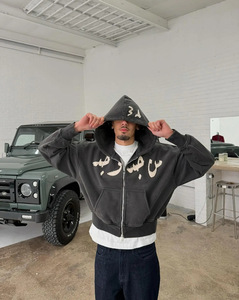 <span class=keywords><strong>Sweat</strong></span> à capuche personnalisé CCY, streetwear, <span class=keywords><strong>sweat</strong></span> à capuche oversize d'hiver, <span class=keywords><strong>sweat</strong></span>-shirts, <span class=keywords><strong>sweat</strong></span> à capuche court pour homme, fermeture éclair, broderie, patchwork - Product Image 6
