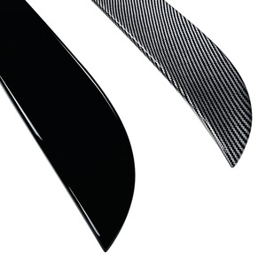 Aileron de coffre arrière Mercedes-Benz Classe C W205, noir piano, texture carbone, ABS, type bec de canard, 2015-2021 - Product Image 5