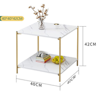 Table Basse Moderne, Intelligente et Multifonctionnelle avec Piètement en MDF et Fer pour Salon, Meuble de Maison
