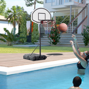 Adjustable Height Portable <b>Basketball</b> Stand for <b>Outdoor</b> Use 160cm - Product Image 1