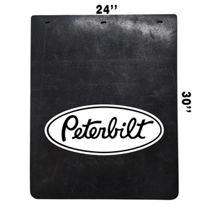 Guardabarros de Goma Resistentes Personalizados de 24"x24" para Camiones con Logotipo, Guardabarros para Camiones y Remolques con Logotipos de Diferentes Tamaños - Product Image 1