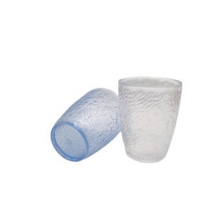 Gobelet en plastique transparent 360 ml, anti-fuite, écologique, prix usine, pour jus/lait/café, idéal pour mariages, fêtes, cafés et maisons - Product Image 1