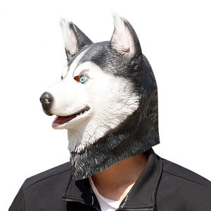 Máscara de Husky TIANHONG, de Látex, Talla Única, para Disfraces de Halloween y Fiestas - Product Image 5