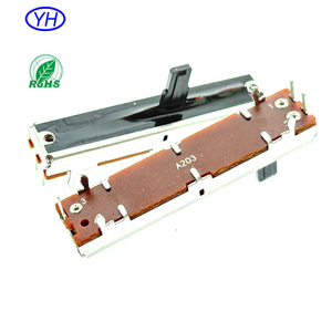 โพเทนชิโอมิเตอร์แบบเลื่อน Bourns PTA Series ALPS ALPHA ระยะเลื่อน 30 มม. แบบเลื่อนตรง B10K 10KB 10KA 50k โพเทนชิโอมิเตอร์แบบเลื่อนเดี่ยว 30 มม. - Product Image 1