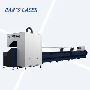 Han's Laser 6000w Prix SS Tôle de fer Tube et plaque Machine de gravure et de découpe laser à fibre rotative Shenzhen