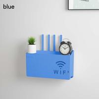 Étagère murale pour routeur Wi-Fi sans fil, boîte de rangement en plastique ABS, support pour routeur, support pour câbles et alimentation, boîte organisatrice pour salon