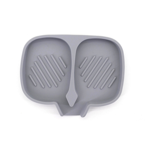 <span class=keywords><strong>Portasapone</strong></span> in Silicone a Doppia Griglia con Ventosa, Porta Sapone Autodrenante <span class=keywords><strong>per</strong></span> <span class=keywords><strong>Doccia</strong></span>, Vassoio <span class=keywords><strong>Portasapone</strong></span> da Parete <span class=keywords><strong>Senza</strong></span> Foratura - Product Image 1