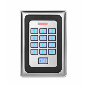 Lector de Tarjetas de Identificación con Huella Dactilar y Contraseña, Resistente al Agua, de Aleación de Zinc, Control de Acceso, Protocolo ISO 14443A de 13.56MHz, Distancia de Lectura de 3-5cm - Product Image 1