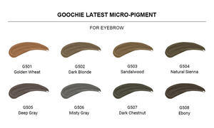 Pour Goochie Organic pour PMU Pigment Microblading Encre <span class=keywords><strong>de</strong></span> tatouage Maquillage permanent pour sourcils Encre pigmentée organique pour Microblading - Product Image 6