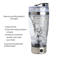 Ml — Shaker de protéines, 16OZ, mixeur intelligent pour lait et café, bouteille d'eau, mouvement Vortex