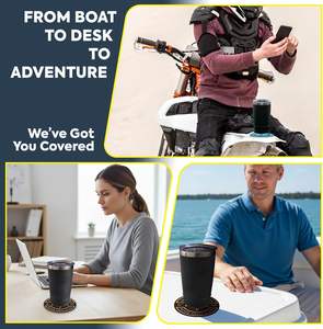 Support universel en néoprène personnalisé <span class=keywords><strong>pour</strong></span> tasse à boisson, à clipser, anti-déversement <span class=keywords><strong>pour</strong></span> stand-up paddle, kayak, VTT et bateau - Product Image 5