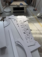 Décor de scène de luxe personnalisé et rare pour événements, arche ondulée blanche en acrylique, fournitures de décoration de scène de mariage