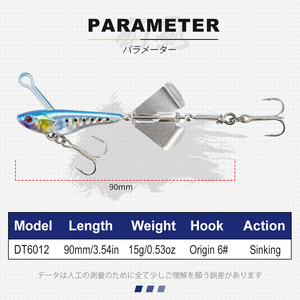 D1 Thiết Kế Mới Mặn Câu Cá Lure Kim Loại <span class=keywords><strong>Jig</strong></span> 15G Nhân Tạo Kẽm Hợp Kim Câu Cá Mồi Kim Loại <span class=keywords><strong>Jig</strong></span> Lure Với Lưỡi Mồi - Product Image 2