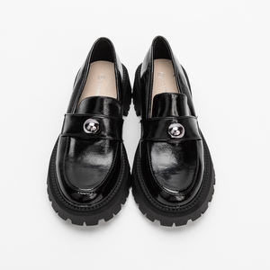 Wholesale New Designer Formal Ladies <strong>Black</strong> Oxford Office Casual Cute Slip-On Flat Loafers <strong>Brogues</strong> Shoes for <strong>Women</strong> - Product Image 4