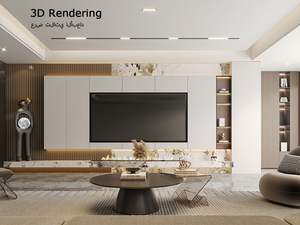 Supdesigner - Rendu 3D résidentiel - Design d'intérieur - Villa de luxe - Service de rendu 3D personnalisé moderne - Design d'intérieur - Product Image 5