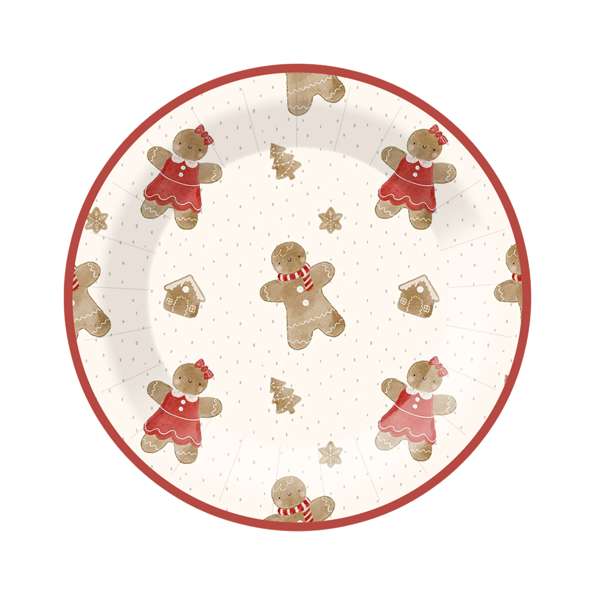 9inch paper plate*8 pcs