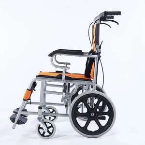 Que vous bénéficiiez de nombreuses bénédiction : Fauteuil roulant manuel avec pneu plein de 16 pouces, roue intégrée en acier à haute teneur en carbone pour personnes âgées et handicapées - Product Image 2