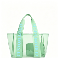 Sac de transport de luxe en PVC pour Mahjong, avec logo personnalisé, bleu, étanche, à ouverture large, pour tuiles et accessoires de Mahjong américain