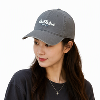 Casquette de baseball personnalisée avec logo, broderie directe d'usine, visière large, grande taille, lettres pour femmes