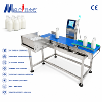 Contrôleur de poids pour lait IP66 avec éjecteur de précision, suivi automatique de la balance, anti-vibration FIVDSP et télécommande