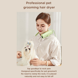 Guantes y Rodillos Silenciosos de Alta Potencia para Eliminar el Pelo de Perros con Iones Negativos, Control de Temperatura a 75°C, Soplador de Poliéster para el Cuidado de Mascotas - Product Image 5