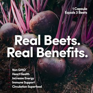 Cápsulas Premium de BEETS, Apoya la Salud Inmunológica y la Salud del Corazón para Adultos, 90 Cápsulas, Suplemento de BEETS - Product Image 5