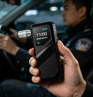 Alcoholímetro Profesional Airsense S1 con Celda de Combustible, Pantalla LCD Digital, Respuesta Rápida 0-400mg, USB Tipo-C