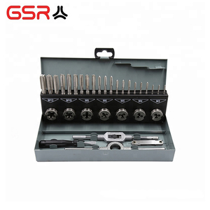 32 PCS grifo y morir mano conjunto grifo y redondo de Tapping herramientas profesional - Product Image 4