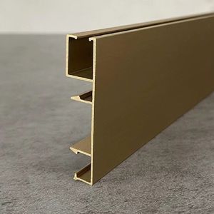 <span class=keywords><strong>Plinthe</strong></span> en acier inoxydable à montage en surface avec rainure pour éclairage LED, <span class=keywords><strong>plinthe</strong></span> en aluminium éclairée avec bande LED - Product Image 2