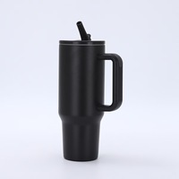 Gobelet isotherme tendance de 30 oz en acier inoxydable 304, tasse à café sous vide avec couvercle anti-éclaboussures pour les créateurs de contenu et les influenceurs