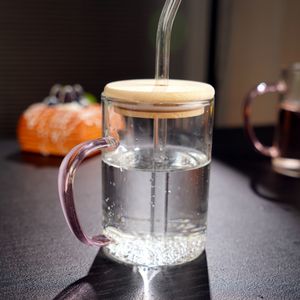 Stylish Artistic Design High Borosilicate Glass Mug Colorful Business <b>Gift</b> Idea - Product Image 1